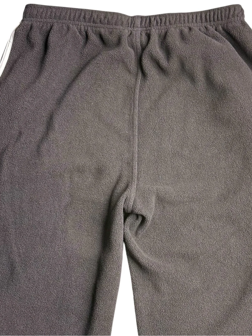 Vintage Adidas Fleece Sweatpants Mens XL Black 3 Stripe Joggers Taiwan Y2K